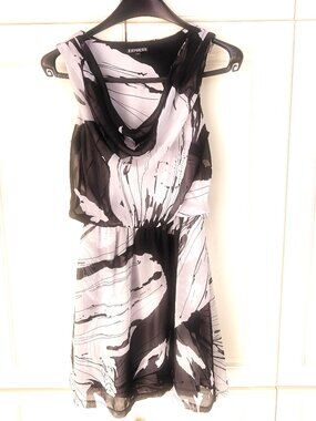 Express Black/White Dress, Size Small, New